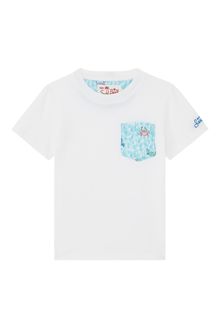 Crab-Print T-shirt